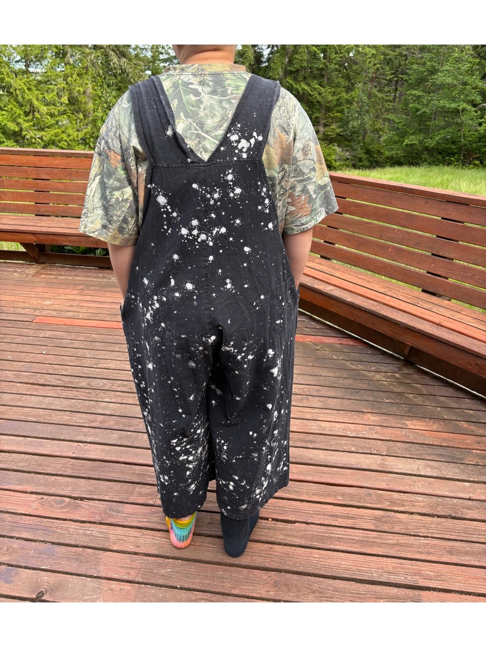 Ganesh Himal Brilliant Stranger Splatter Overalls One-of-a-kind - Picture 8 of 8